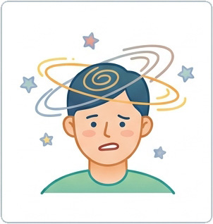 어지럼증 일러스트